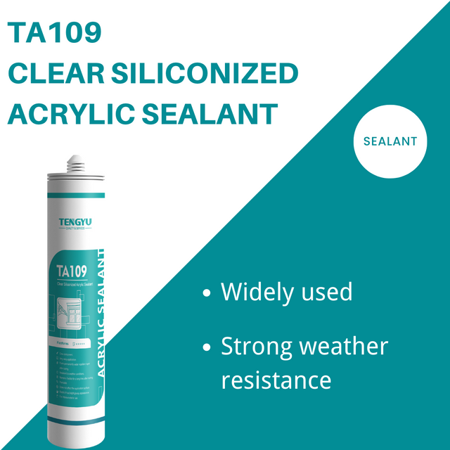 High Bonding Capacity Clear Siliconized Acrylic Sealant