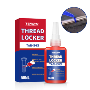 Detachable Red Blue Medium Strength 50ml Anaerobic Threadlocker Sealant for Screws