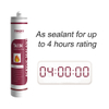 Preventing The Spread of Heat Smoke And Fire Through A Joint Intumscent Fire Rated Acrylic Sealant
