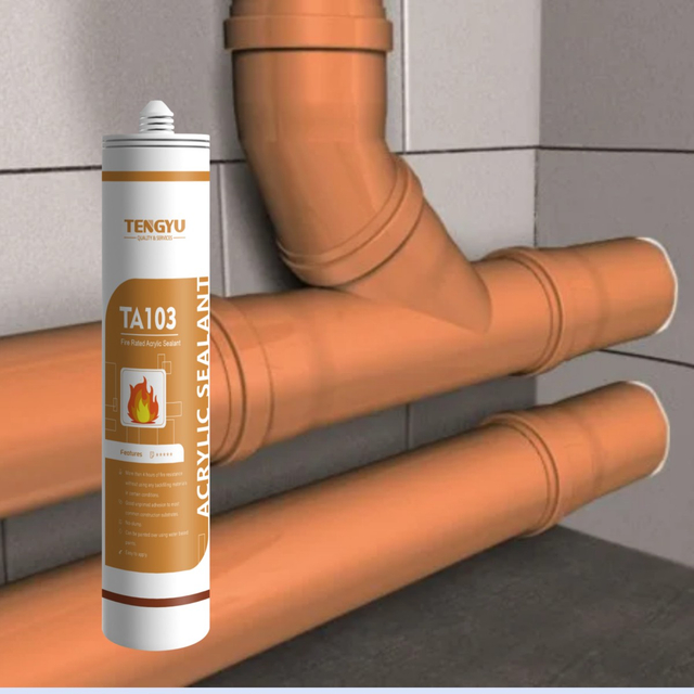  Fire Rated Acrylic Sealant for More Than 4 Hours of Fire Resistance without Using Any Backfilling Materials in Certain Conditions