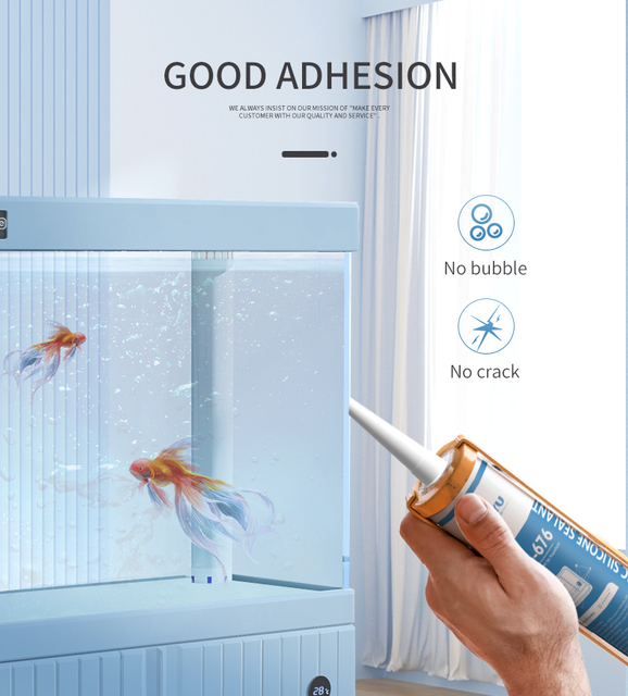 High Quality Weatherproof Silicona Glass Glue Clear Silicon Sealant For Aquarium