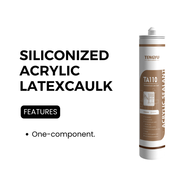 High Performance Non-Sag Siliconized Acrylic Latex Caulk
