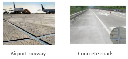 airport runway and concrete caulk