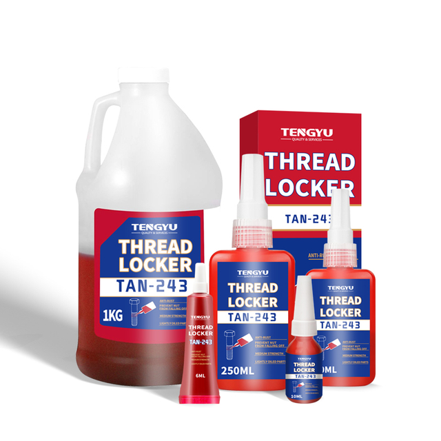 Detachable Red Blue Medium Strength 50ml Anaerobic Threadlocker Sealant for Screws