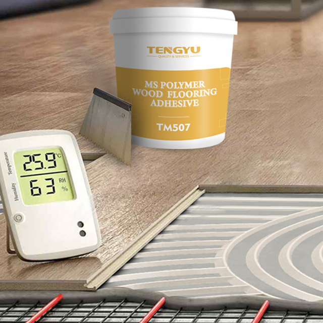 Excellent Workability Ms Hybrid Polymer Adhesive for Hard Wooden Flooring