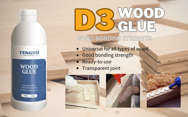 High Solid Super Strong Easy to Use D3 Standard Wood Glue