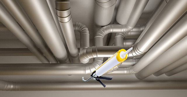 5~6 Times Intumescent Fire Rated Sealant Fire Stop Sealant For Duct Work