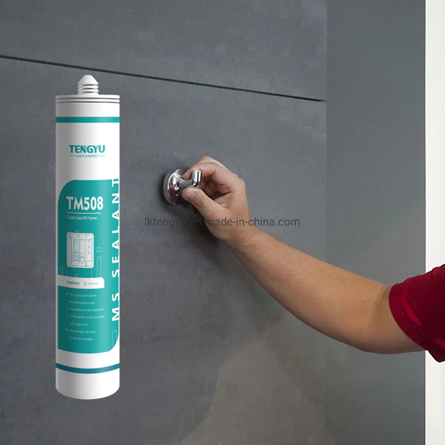 MS High Performance Adhesive Sealant Clear Cartridge Package