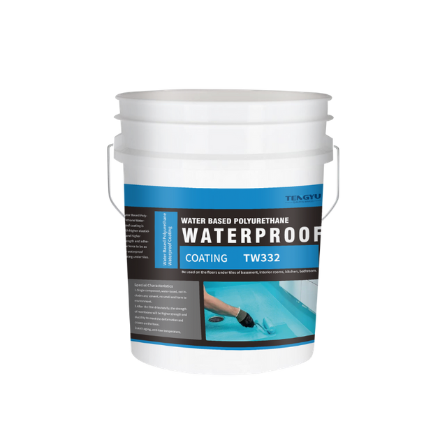 TW332 Water Based Polyurethane Waterproof Coating