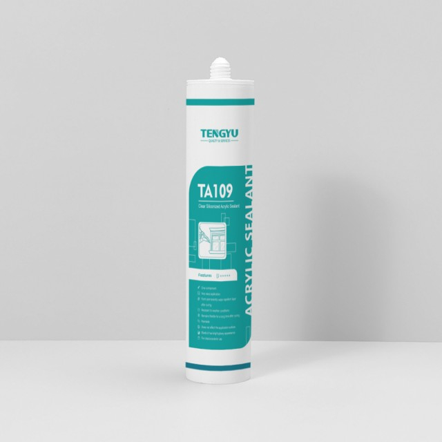 TA109 High Bonding Capacity Clear Siliconized Acrylic Sealant