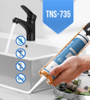 OEM Available 100% Waterproof Mildew Proof Clear Silicone Ultra Kitchen & Bath Sealant - 10 oz.