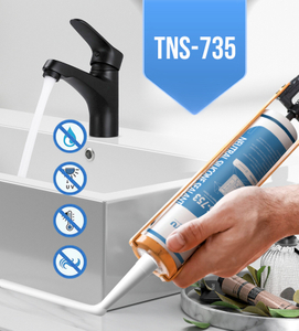 OEM Available 100% Waterproof Mildew Proof Clear Silicone Ultra Kitchen & Bath Sealant - 10 oz.