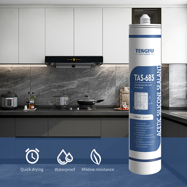 OEM Anti Mildew OEM Weatherproof Easy Seal Acetic Silicone Sealant Supplier
