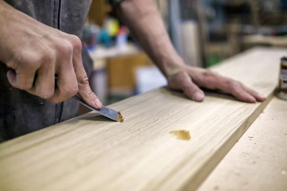 High Performance Quik Dry Color Matched White Small Wood Filler Repair Wood Gap Filler