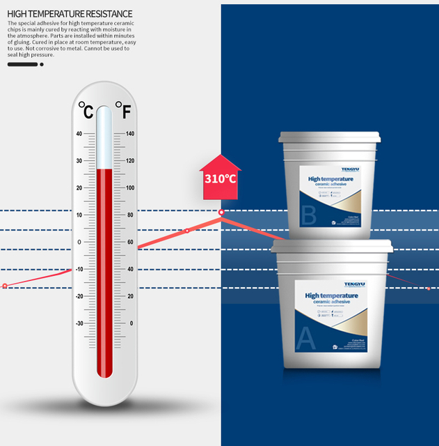 Industrial Epoxy Ab Ceramic Glue Two Component Wear Resistant Ceramic Tile Adhesive