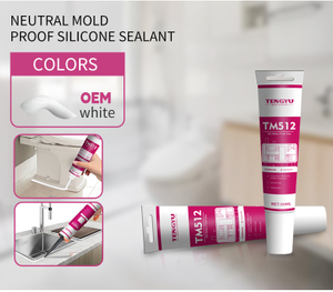 Long Lasting Waterproof Anti-mildew MS Polymer Sealant 300ml in White Color