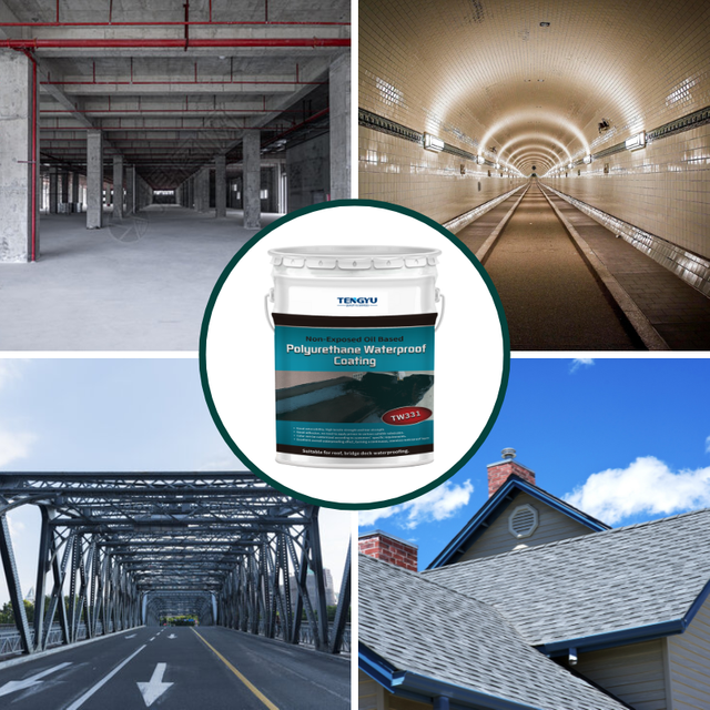 TW331 Non-Exposed Oil Based Polyurethane Waterproof Coating