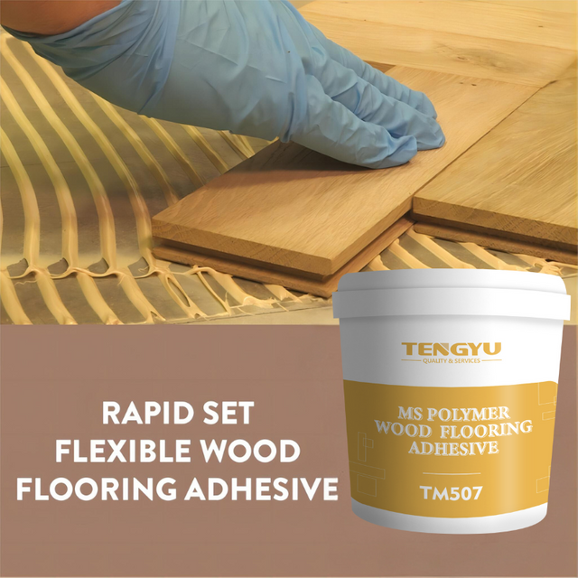 Good Sound Prooﬁng MS Polymer Wood Flooring Adhesive