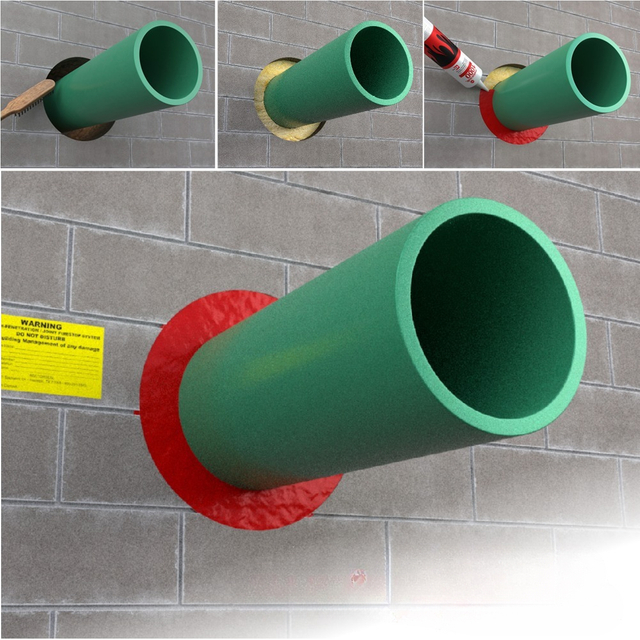 5~6 Times Intumescent Fire Rated Sealant Fire Stop Sealant For Duct Work