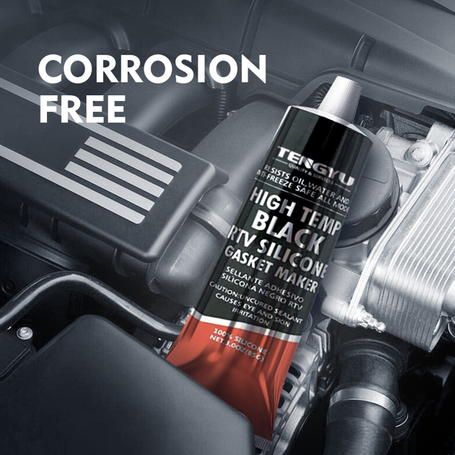 Professional Strong Grey High-Temp Rtv Liquid Rtv Silicon Gasket Maker Adhesive