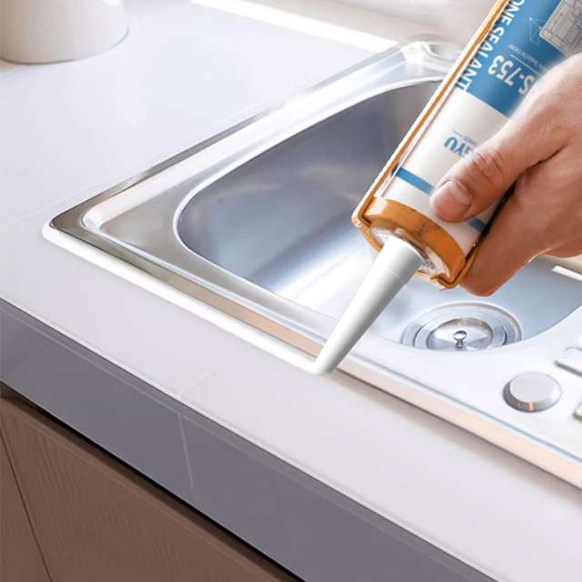 High Performance GP Kitchen Waterproof Adhesive Anti Mildew Neutral Silicone Sealant