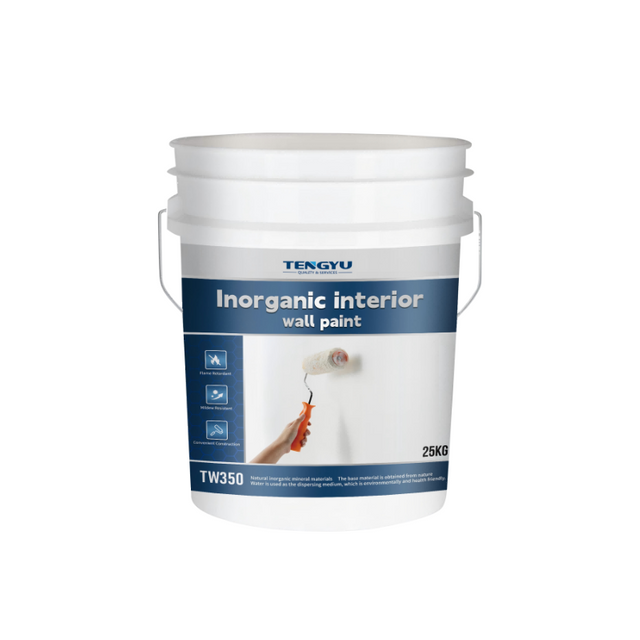 High-Coverage Waterproof Antibacterial Inorganic Mineral Interior Wall Coating Paint