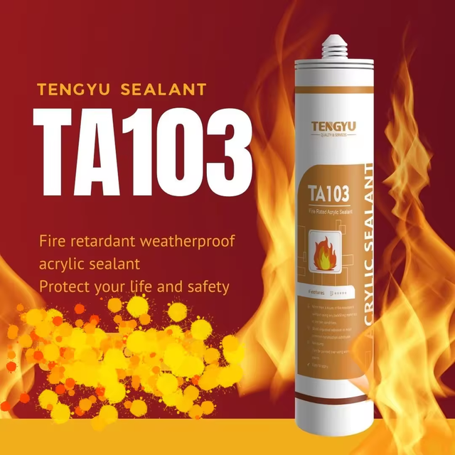 Premium Exceptional Fire Resistance And Sealing Fire Rated Acylic Sealant